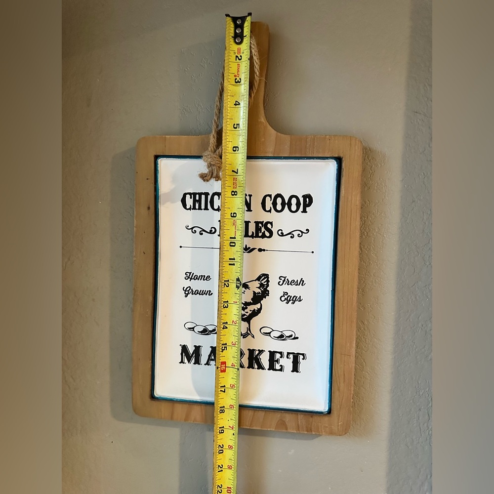 Rustic Chicken Coop Rules Sign - Picture 3 of 4